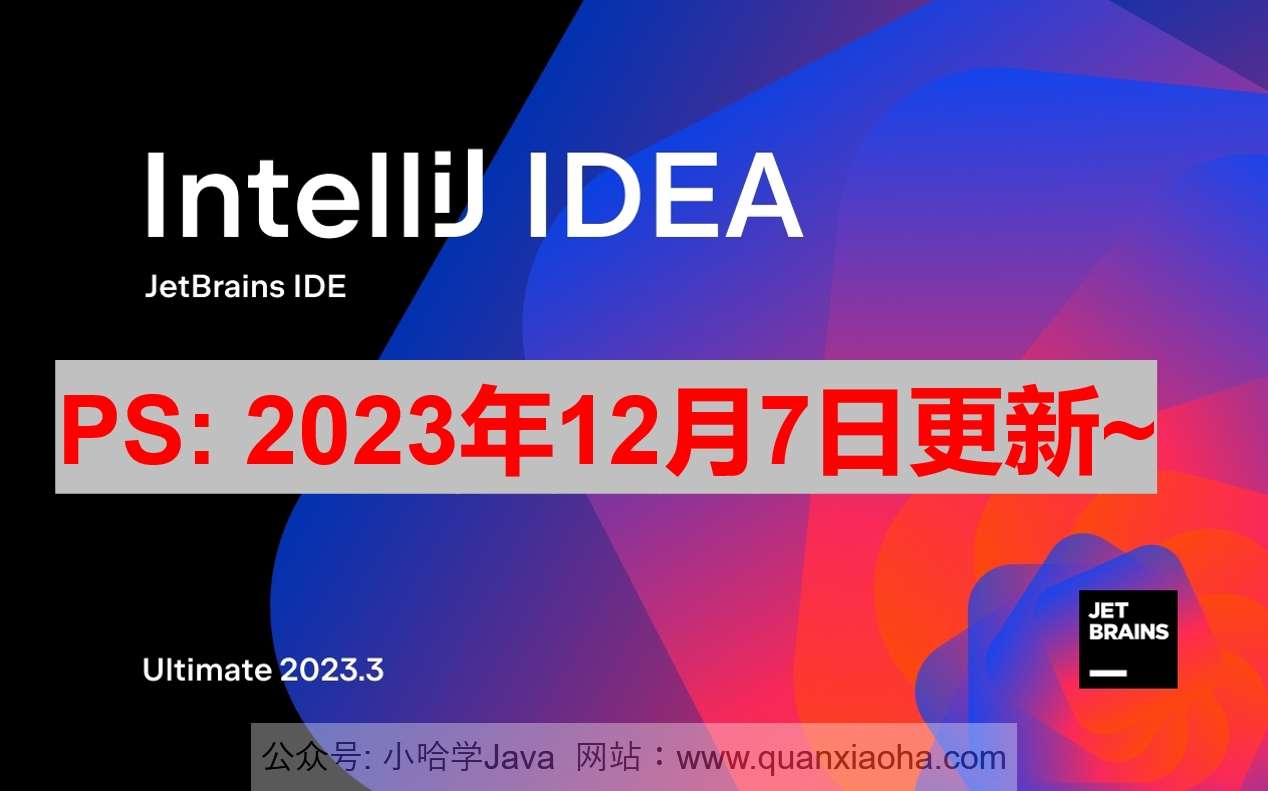 IDEA 2023.3 激活成功教程激活教程