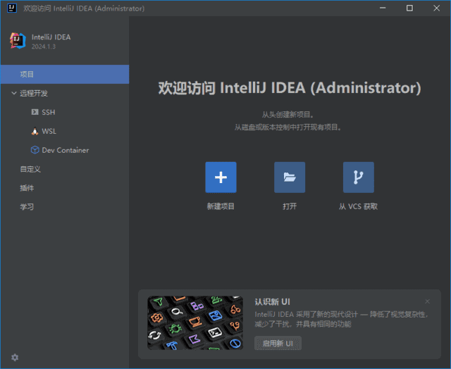 Jetbrains IntelliJ IDEA(Java集成开发环境) 2024.1.3 直装激活版