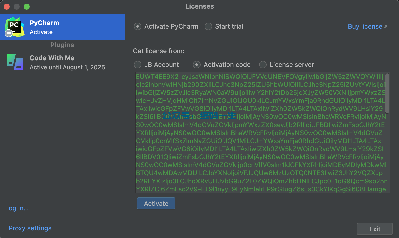 Datagrip激活2024.1.4(Pycharm 2023.1.1 最新激活成功教程激活教程 专业版激活成功教程 一键激活)