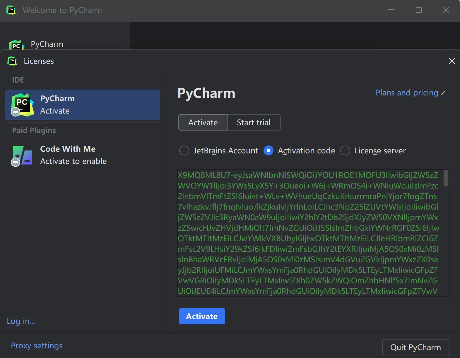 PyCharm激活2024.1.1(2024.1.2Pycharm激活成功教程激活安装教程，永久使用（附激活工具及激活码）)