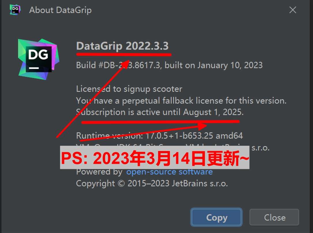 Datagrip 2022.3.3 激活激活成功教程教程