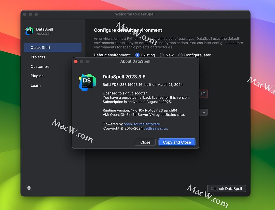 DataSpell激活2023.3(专业数据科学家的IDE DataSpell for Mac v2023.3.5 中文激活版 支持m)