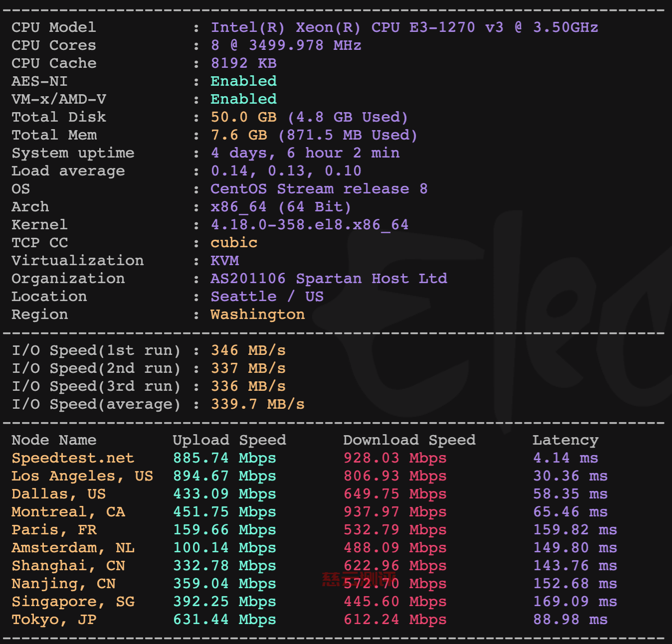 泰集云：美国西雅图新增加了ipv6，促销信息