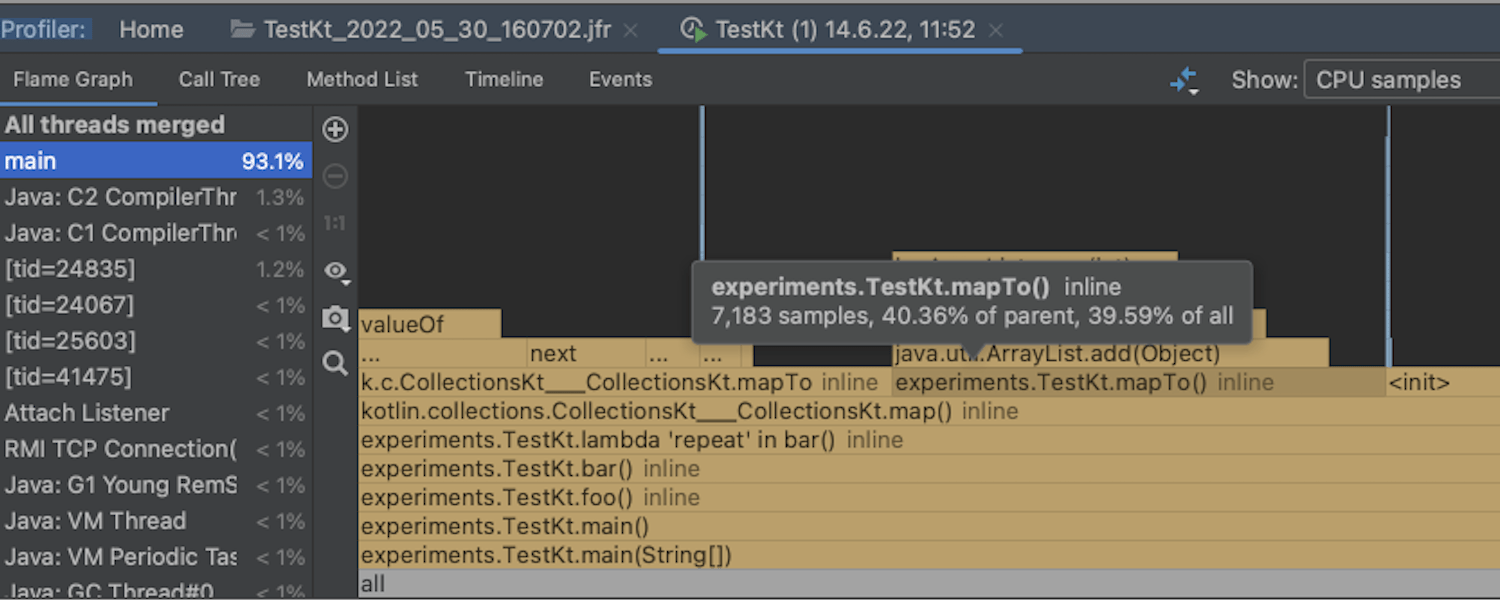 对 Kotlin 内联函数的支持