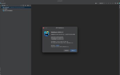 WebStorm激活2022.3.1(WebStorm for mac／win(JavaScript开发工具) 2022.3.1中文)