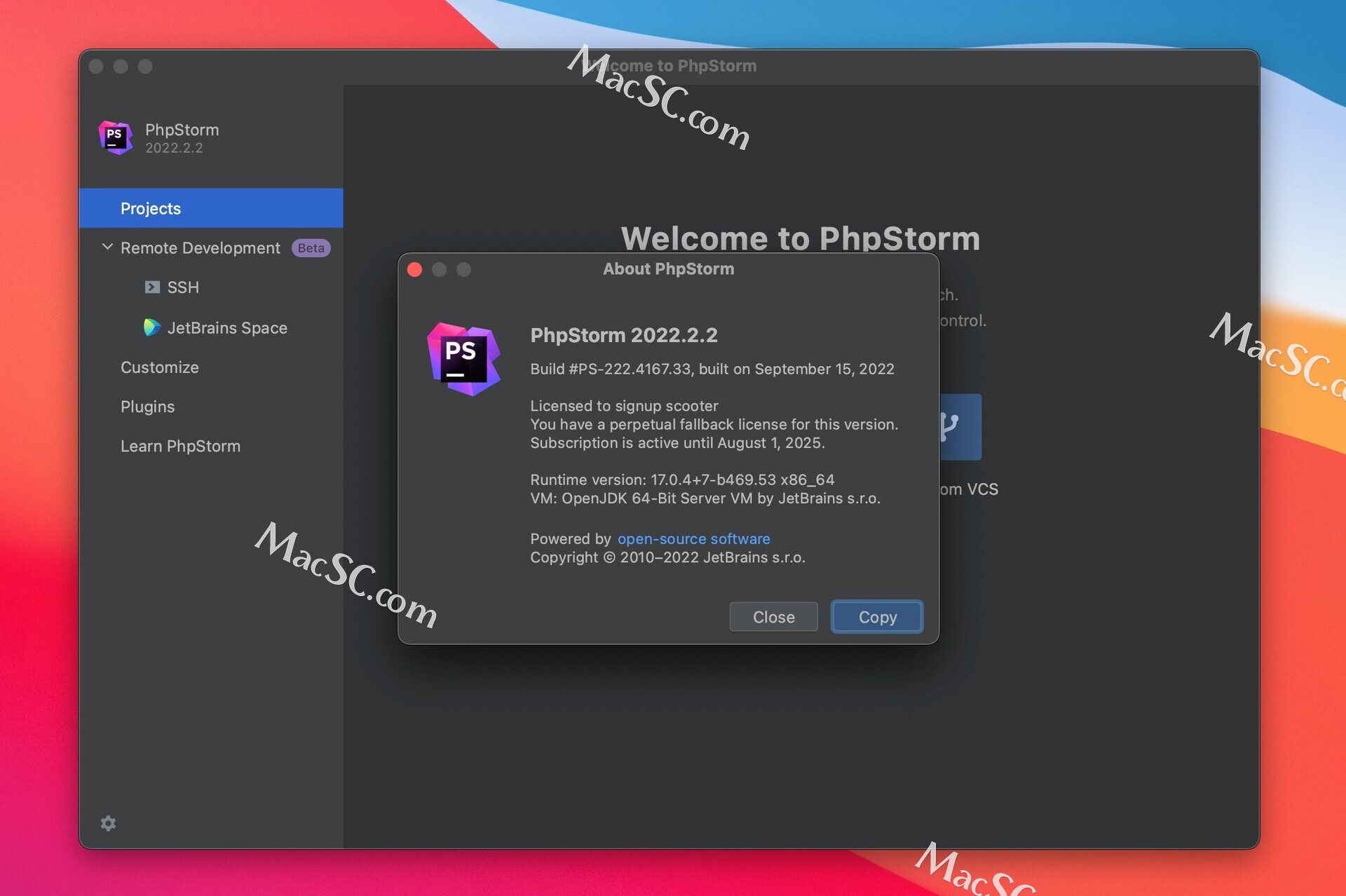 PhpStorm激活2022.2.2(PhpStorm 2022 for Mac(PHP集成开发) v2022.2.2永久激活版)