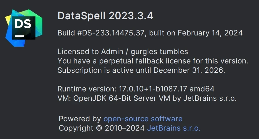 DataSpell2024.1.2激活码(DataSpell2024最新版激活激活成功教程教程，亲测有效（附激活工具+激活码)-持续更新永久维护)