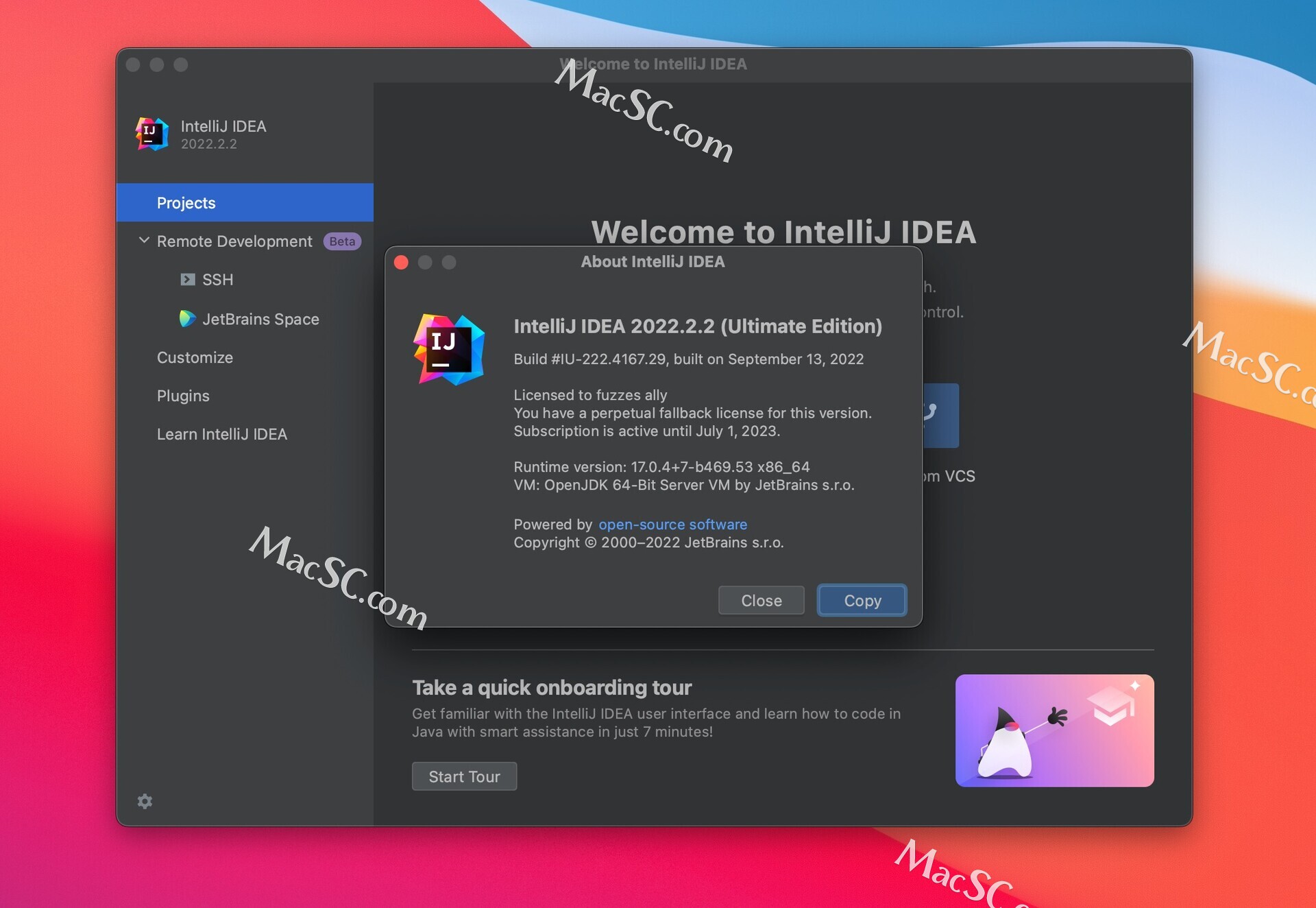 Idea激活2022.2.2(IntelliJ IDEA 2022 for Mac(最好用的Java开发工具)v2022.2.2中文激活版)