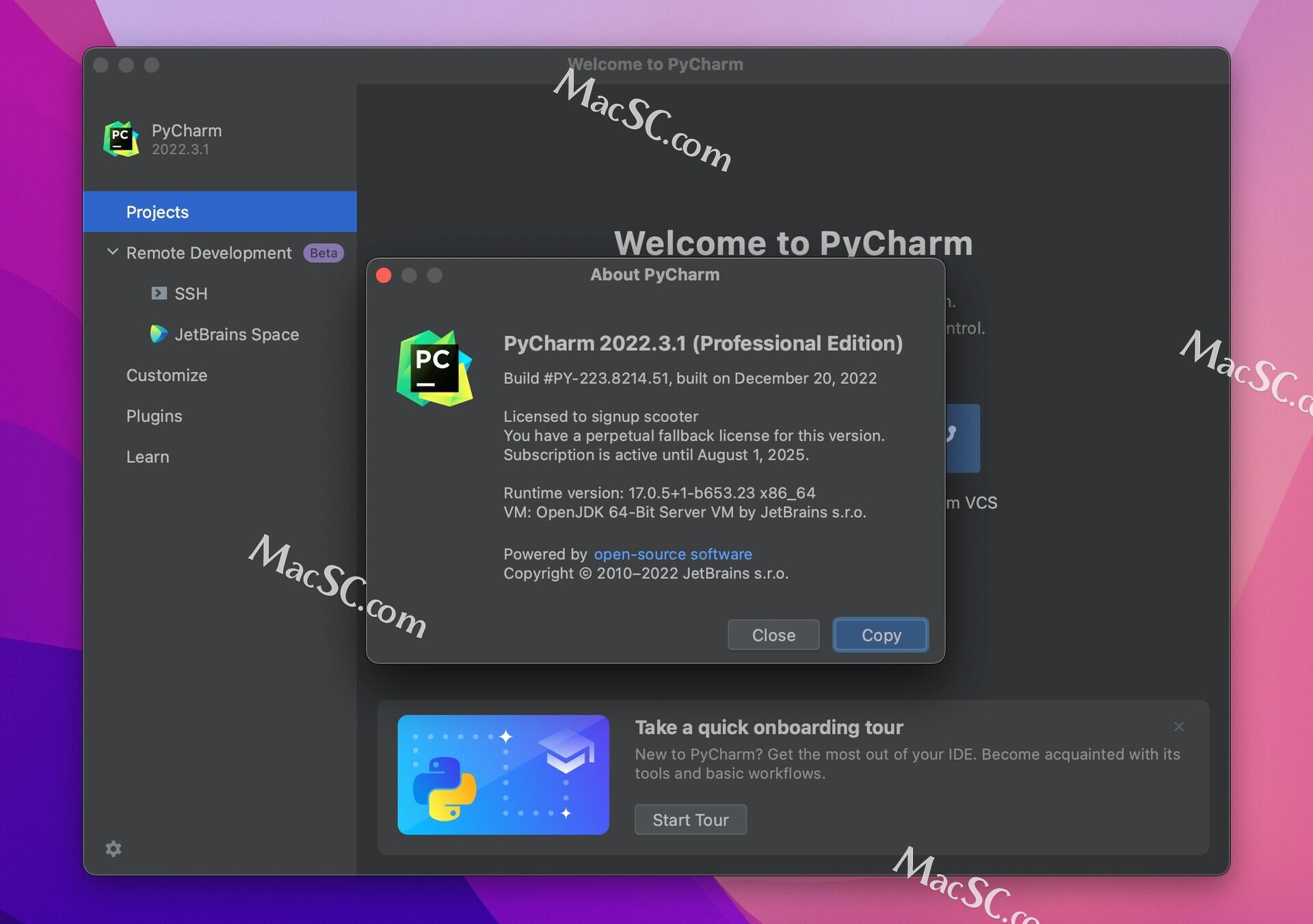 PyCharm激活2022.3(pycharm pro 2022 for mac(Python编辑开发)v2022.3.1中文激活版)