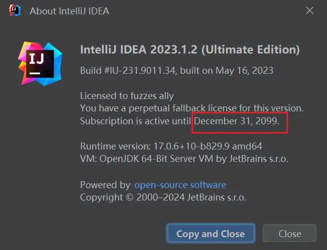 Idea2024.1.1激活码(2024最新Intellij IDEA永久激活教程)
