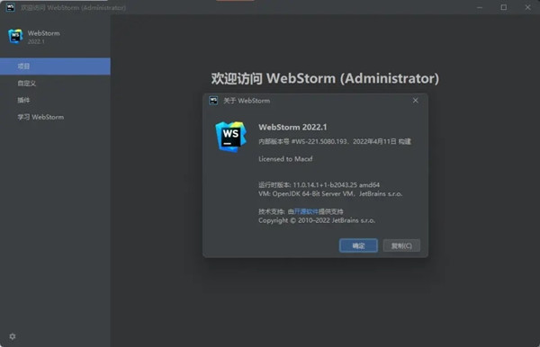 Webstorm2022.1永久特别版1