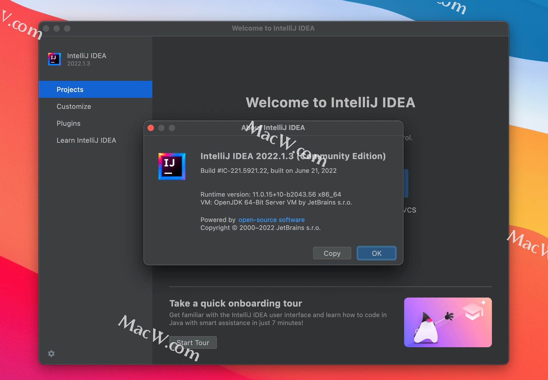 Idea激活2022.1(JetBrains IntelliJ IDEA CE 2022(Java IDE集成开发)Mac／win v2022.1.3)