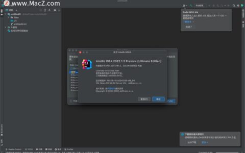 Idea激活2022.1.2(IntelliJ IDEA 2022 for Mac(最好用的Java开发工具)2022.1.2汉化)