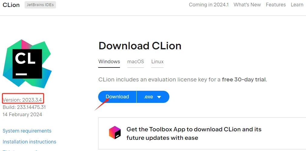 Clion2024.1.4激活码(CLion2024最新版激活激活成功教程教程，亲测有效（附激活工具+激活码)-持续更新永久维护)