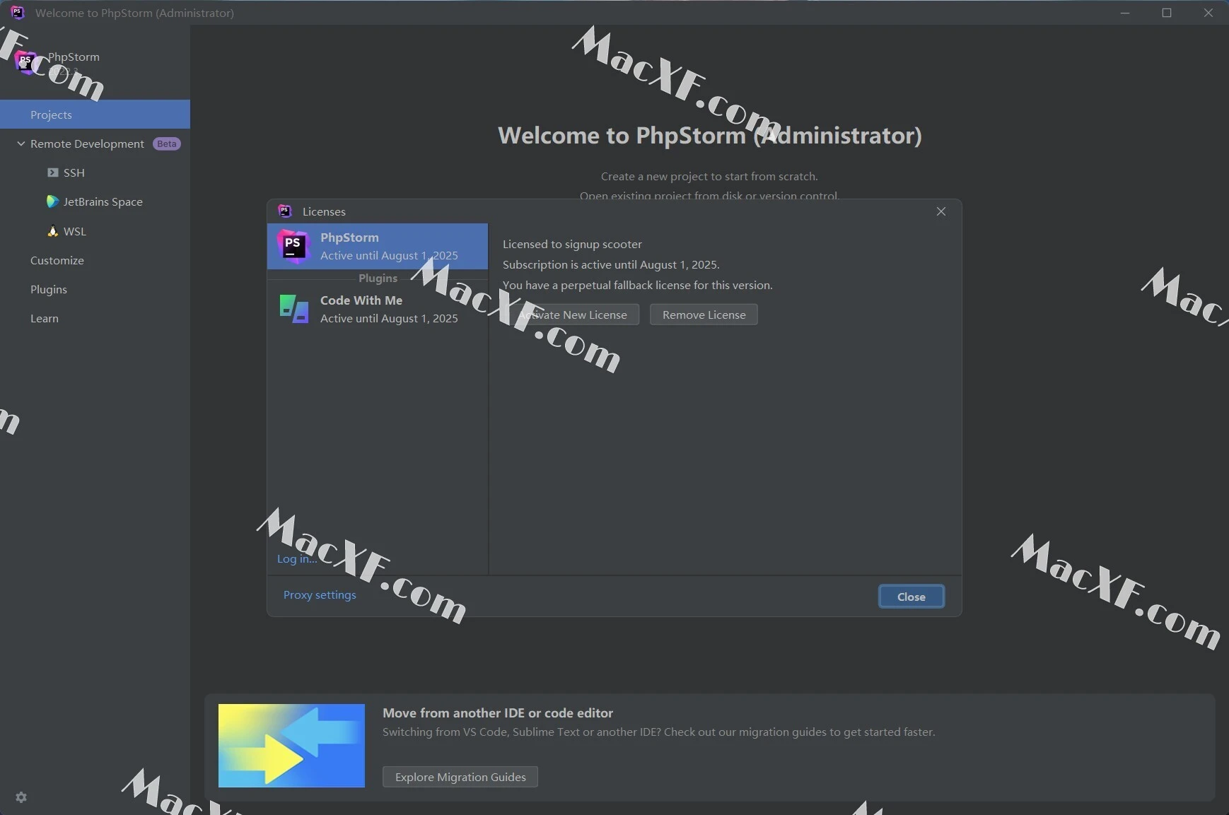 PhpStorm激活2022.3(JetBrains PhpStorm 2022 v2022.3.1 中文激活版mac／win)