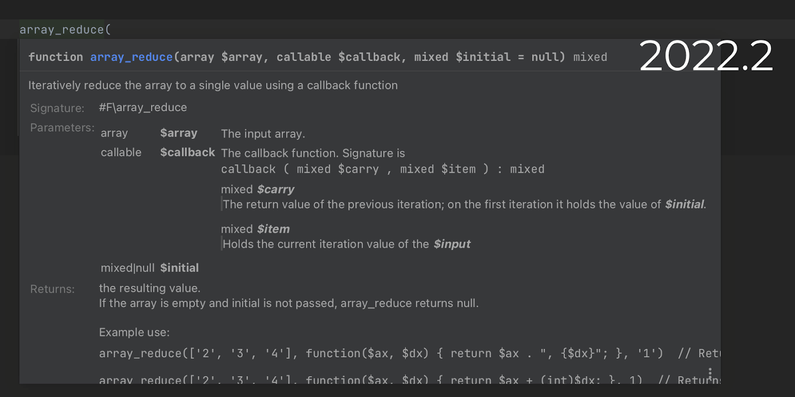 PhpStorm 2022.3 发布（新UI、引用计数、修复预览）