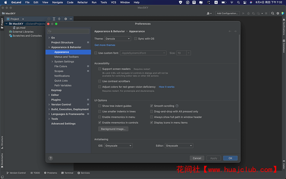 Goland激活2022.3.4(JetBrains GoLand 2022.3.4 for Mac 激活版 GO语言集成开发工具环境)