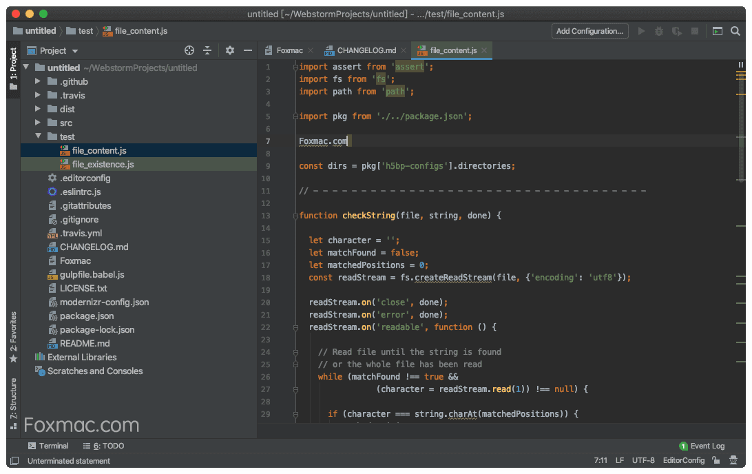 JetBrains WebStorm强大且智能的Javascript开发环境