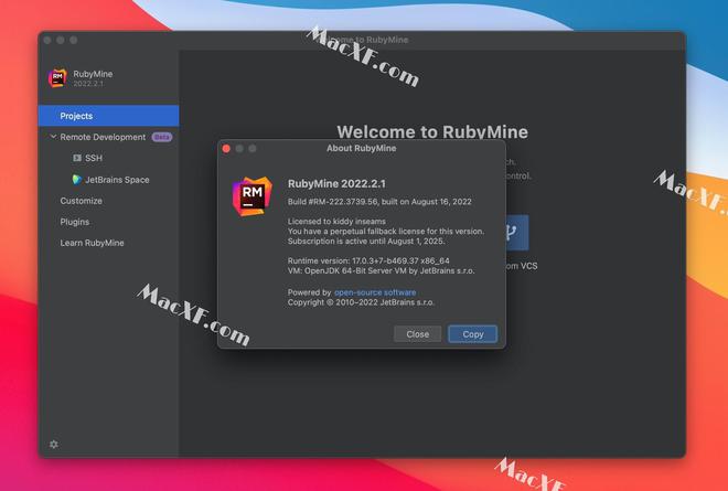 RubyMine激活2022.2.1(RubyMine 2022 for Mac(强大的Rails／Ruby开发工具)v2022.2.1)