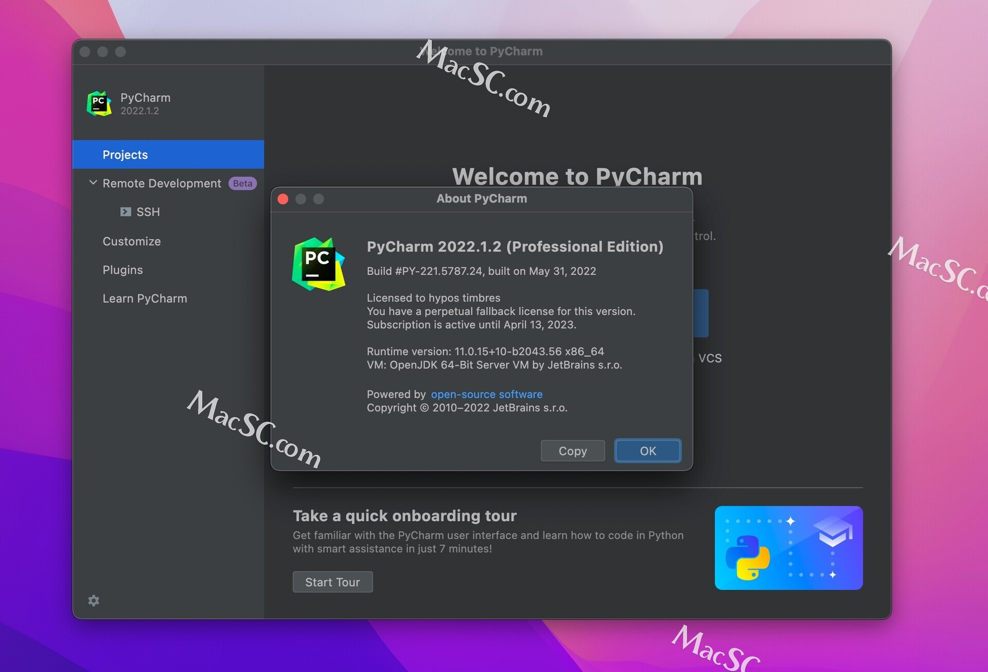 PyCharm激活2022.1(pycharm pro 2022(Python编辑开发)v2022.1.2中文版)