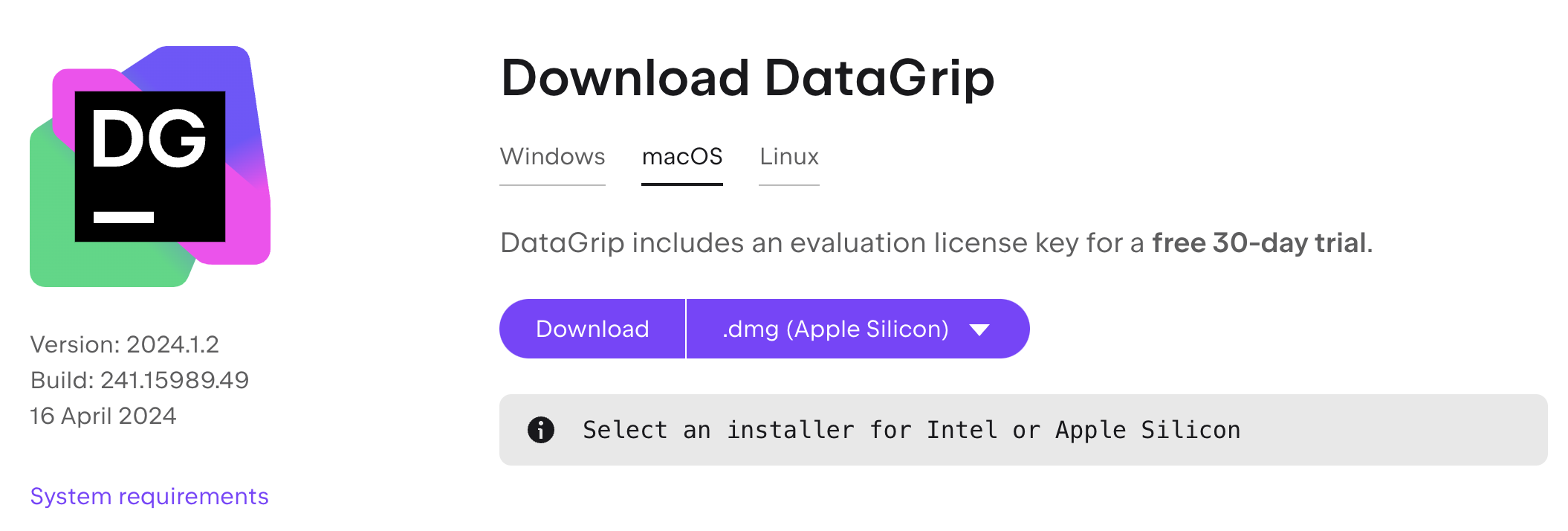 Datagrip2024.1.1激活码(DataGrip 2024.1 最新激活码 图文激活成功教程教程 免费工具永久激活成功教程 长期更新)