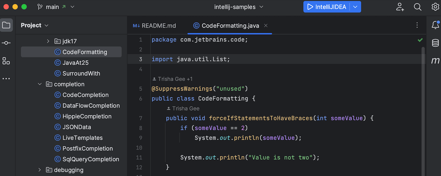 通过设置使用新 IntelliJ IDEA UI