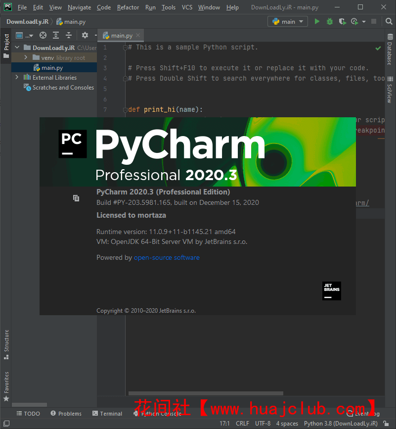 PyCharm激活2022.3.3(JetBrains PyCharm Professional 2022.3.3 最新激活激活成功教程版)