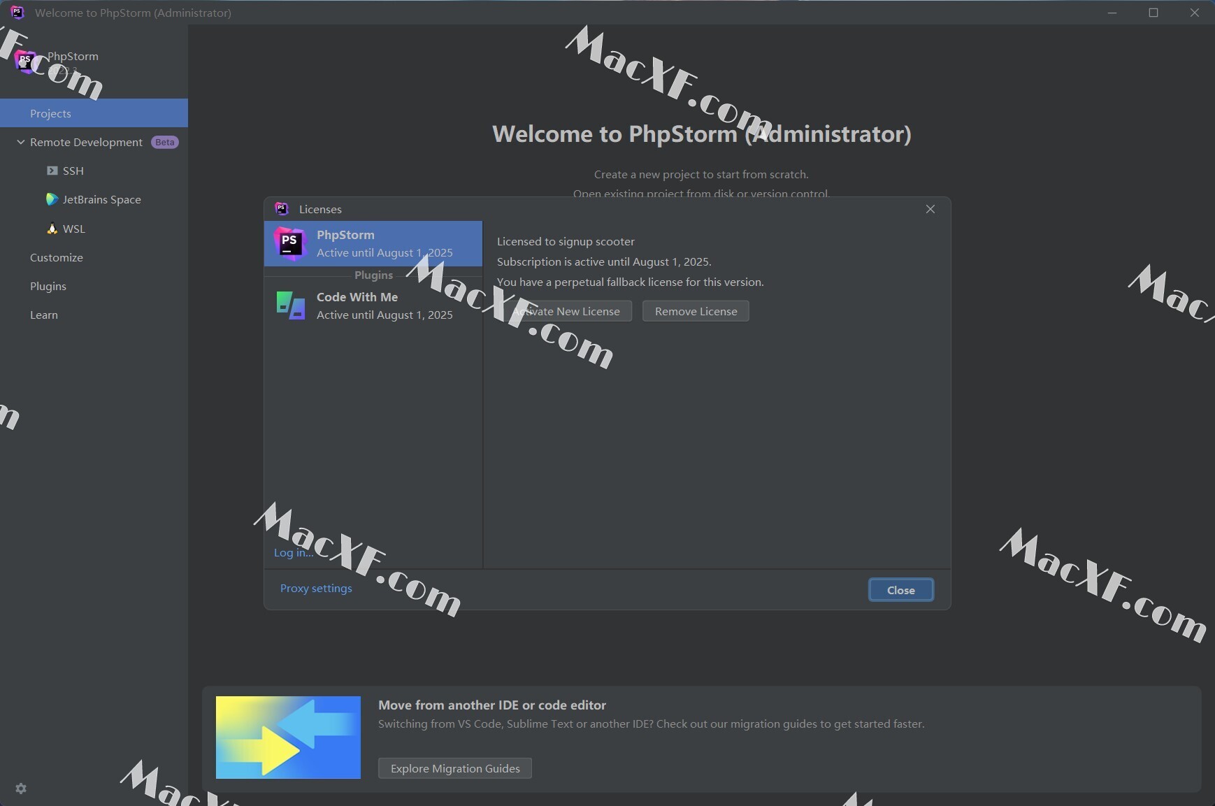 PhpStorm激活2022.3.3(JetBrains PhpStorm 2022)