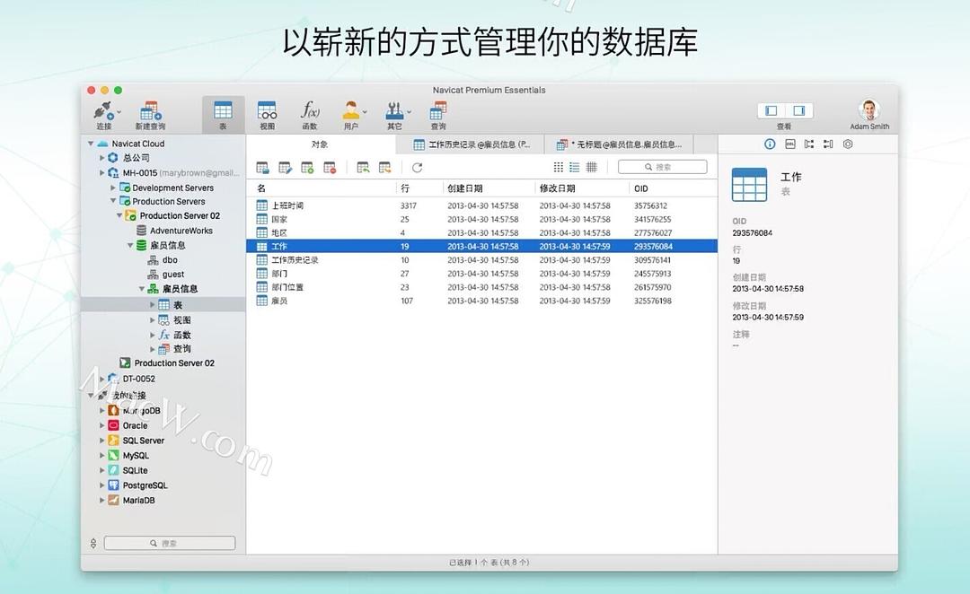 Navicat Premium 16.3.9激活(Navicat Premium for Mac 16.3.7中文激活成功教程版)