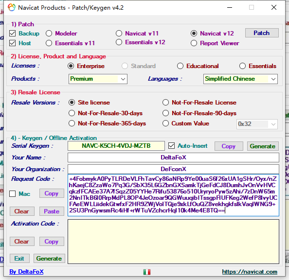 Navicat Premium 16.2.7激活(2023-11-07 激活成功教程版navicat premium 12 ==》 使用注册机激活成功教程)