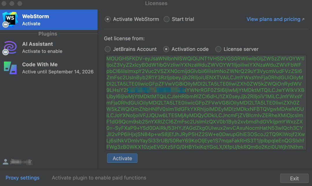 PyCharm2024.1.5激活码(WebStorm最新免费激活详细教程！一个月内2个版本，WebStorm 2024.1.2闪电来袭！记录最新更新和激活全过程！)