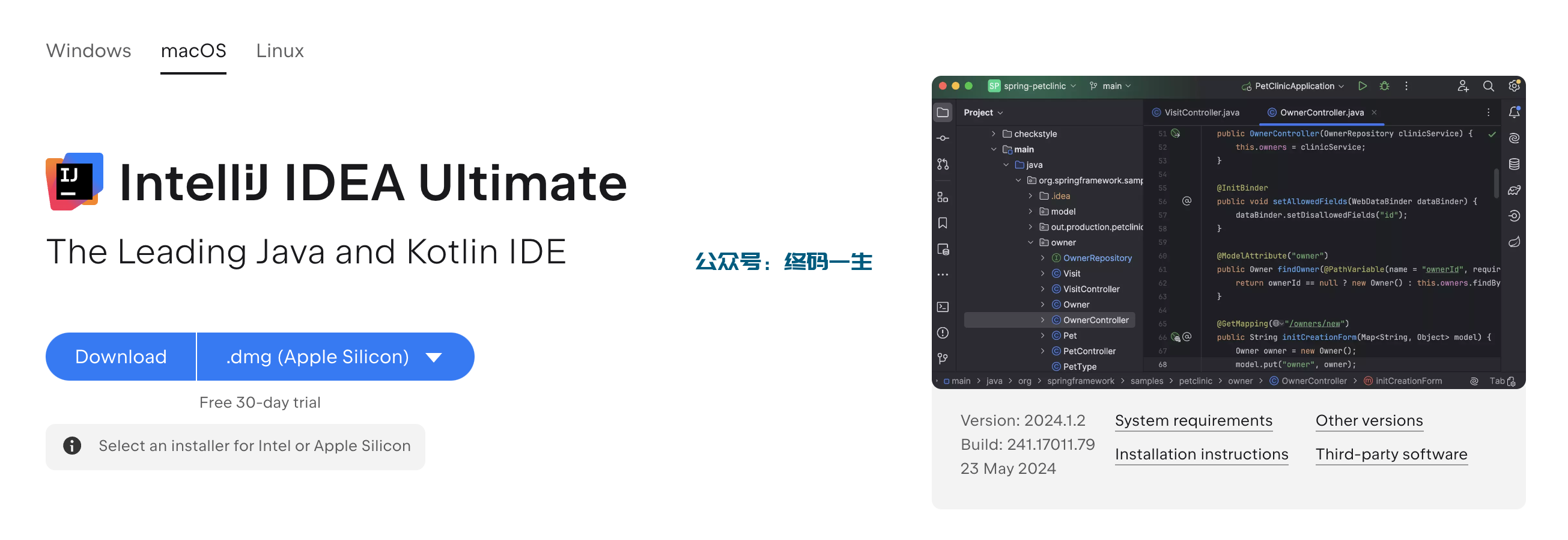 Goland2024.1.5激活码(IntelliJ IDEA 2024.1.2 激活码 激活成功教程工具和教程 永久激活成功教程（全家桶激活）)