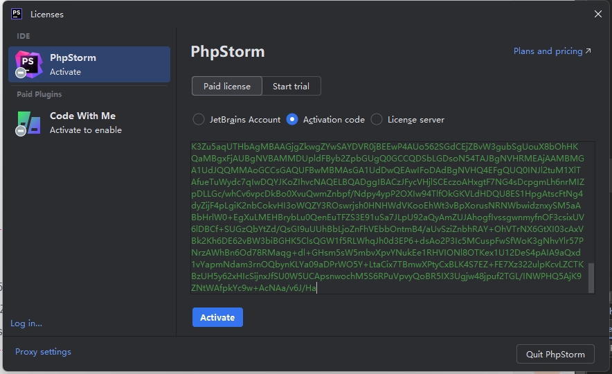 PhpStorm2024.1.5激活码(2024最新版本phpstorm2024永久激活教程)