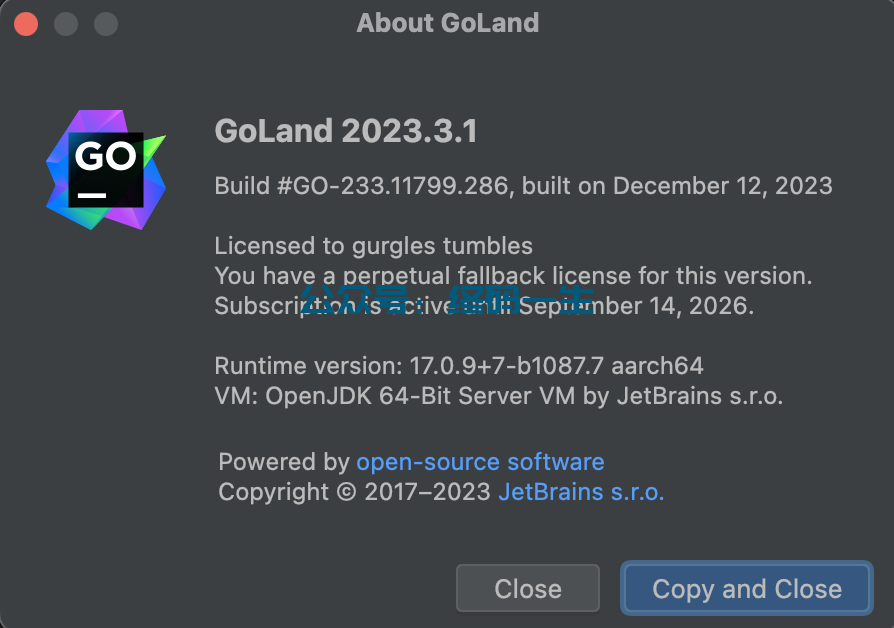 Goland2024.1.5激活码(Goland2023.3.1激活码最新激活成功教程教程 永久激活成功教程工具 附件下载)