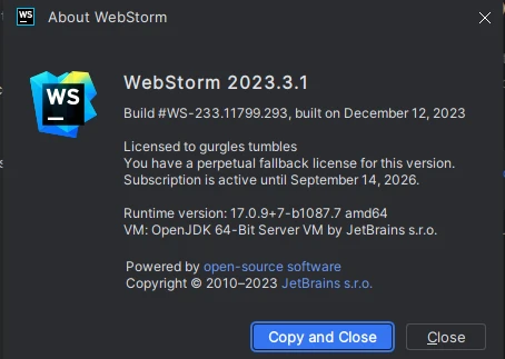 PhpStorm2024.1.5激活码(【2023最新版本】WebStorm 2023.3.1激活激活成功教程安装教程（附激活工具+激活码）)