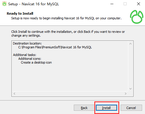 Navicat for MySQL安装