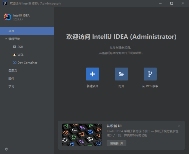 IntelliJ IDEA2024中文激活版 v2024.1.4 中文绿色版