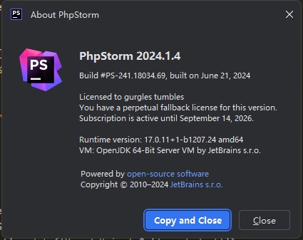 PhpStorm2024.1.5激活码(2024最新版本phpstorm2024永久激活教程)