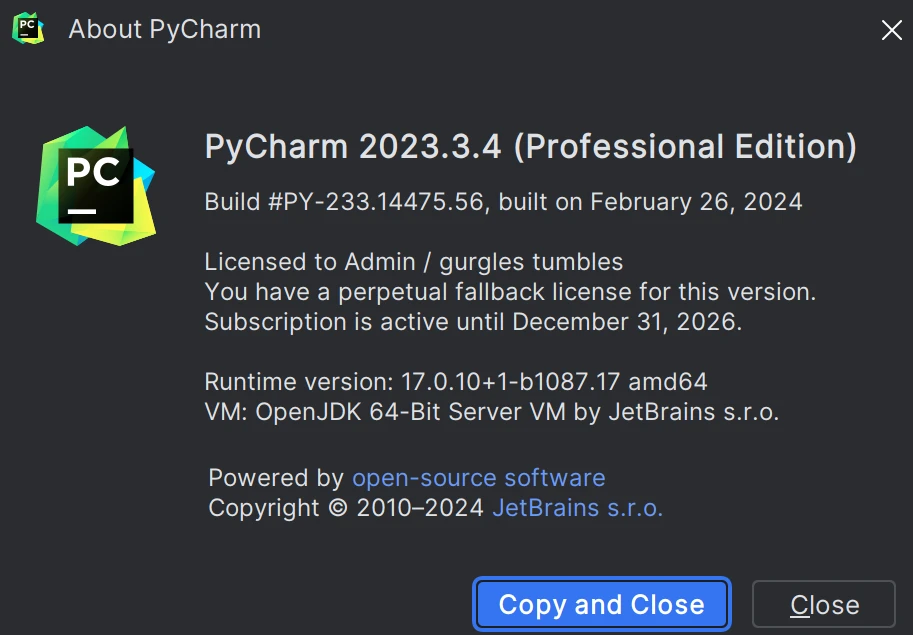 PyCharm2024.1.5激活码(PyCharm 2023.3.4最新版免费激活激活成功教程安装教程（附激活工具+激活码）-持续更新)