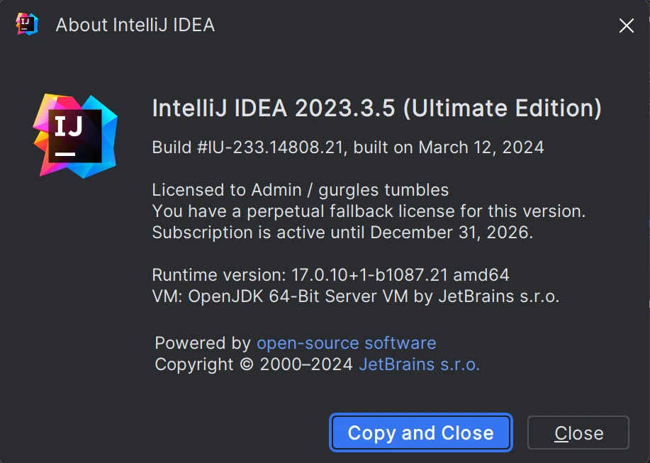 Rider2024.1.5激活码(IntelliJ IDEA 2023.3.5最新版免费激活激活成功教程安装教程（附激活工具+激活码）-持续更新)