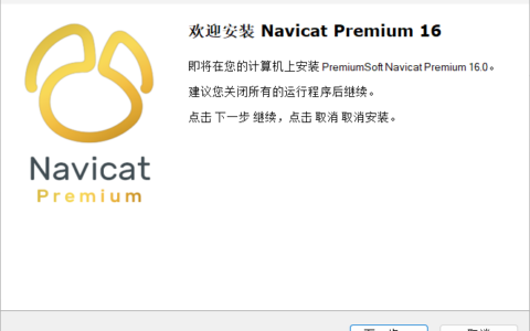 Navicat Premium 16.3.9激活(Navicat Premium 16安装以及激活教程)