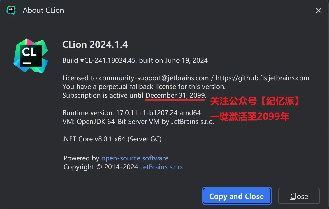 PhpStorm2024.1.5激活码(【2024最新】CLion安装激活汉化教程，激活成功教程到2099年，永久使用（含激活码+激活工具）)