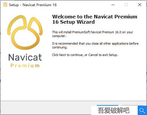 navicat16激活成功教程版安装步骤1