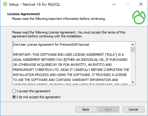 Navicat for MySQL 16