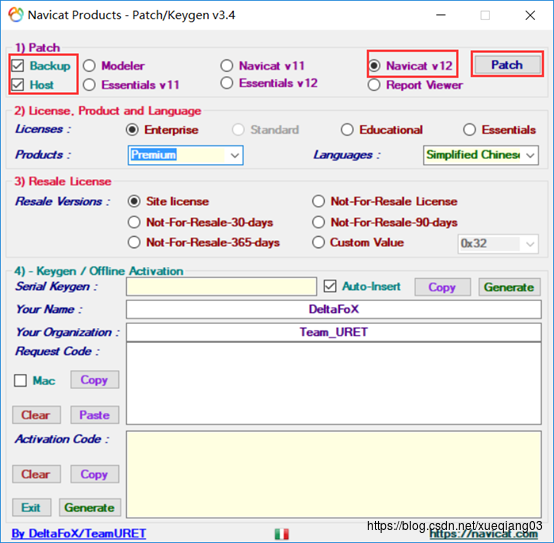 Navicat Premium 16.1.10激活(64位Navicat Premium 12.0.29安装、激活与使用教程。)