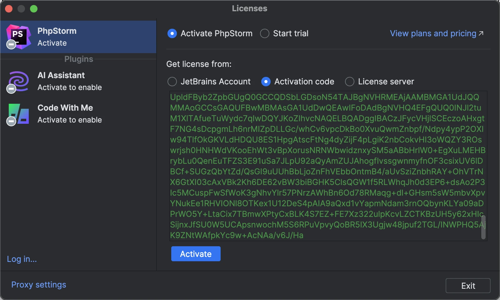 PhpStorm2024.1.5激活码(（2024最新）PhpStorm激活成功教程激活2099年激活码教程（含win+mac）)