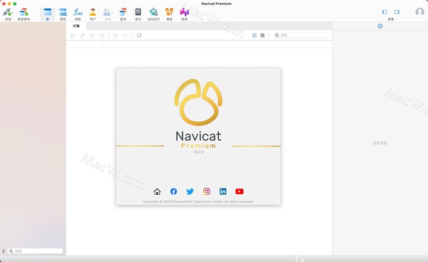 Navicat Premium 16.3.9激活(Navicat Premium for Mac(多连接数据库管理工具)v16.2.9中文激活版)