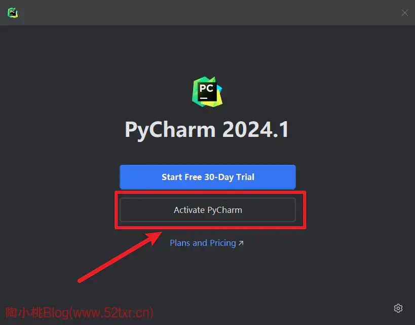 激活PyCharm