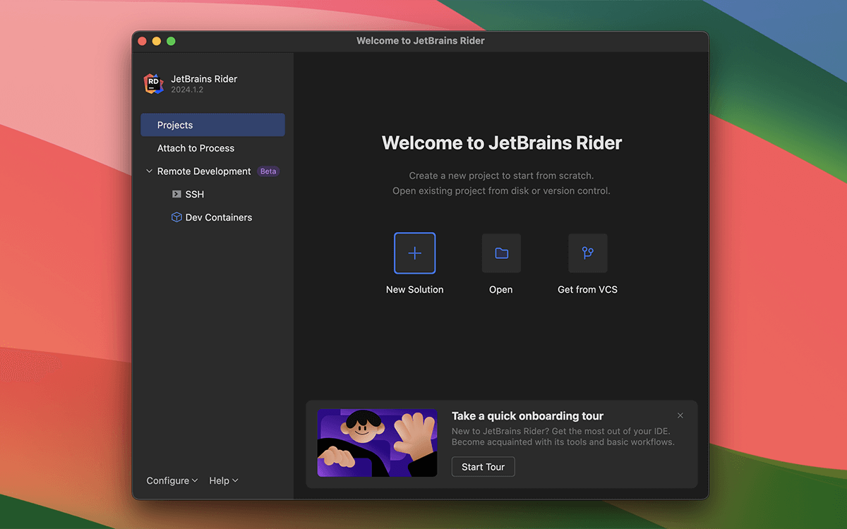 Rider2024.1.5激活码(JetBrains Rider 2024.1.2 for Mac 激活版 跨平台.NET IDE集成开发工具 (Intel+Apple Silicon))