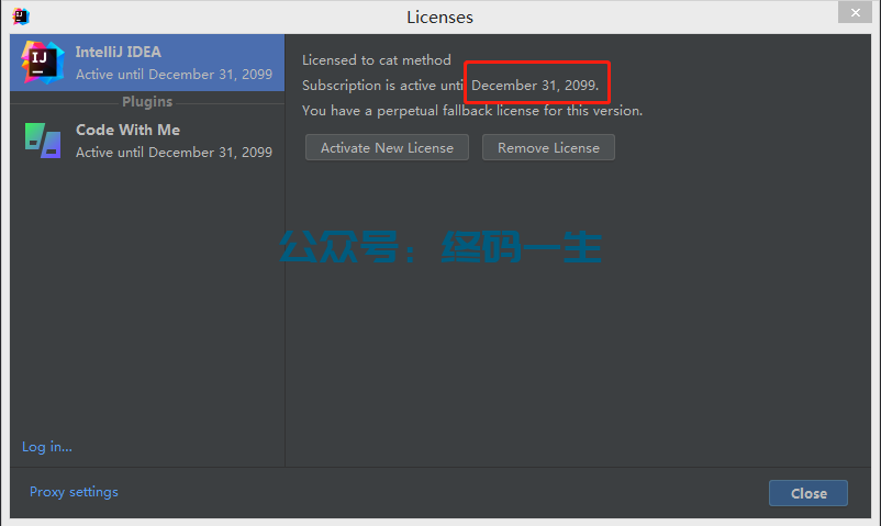 Goland2024.1.5激活码(IntelliJ IDEA 2023.1.3 激活码 永久激活教程 激活成功教程2099 完美激活成功教程 亲测可用)